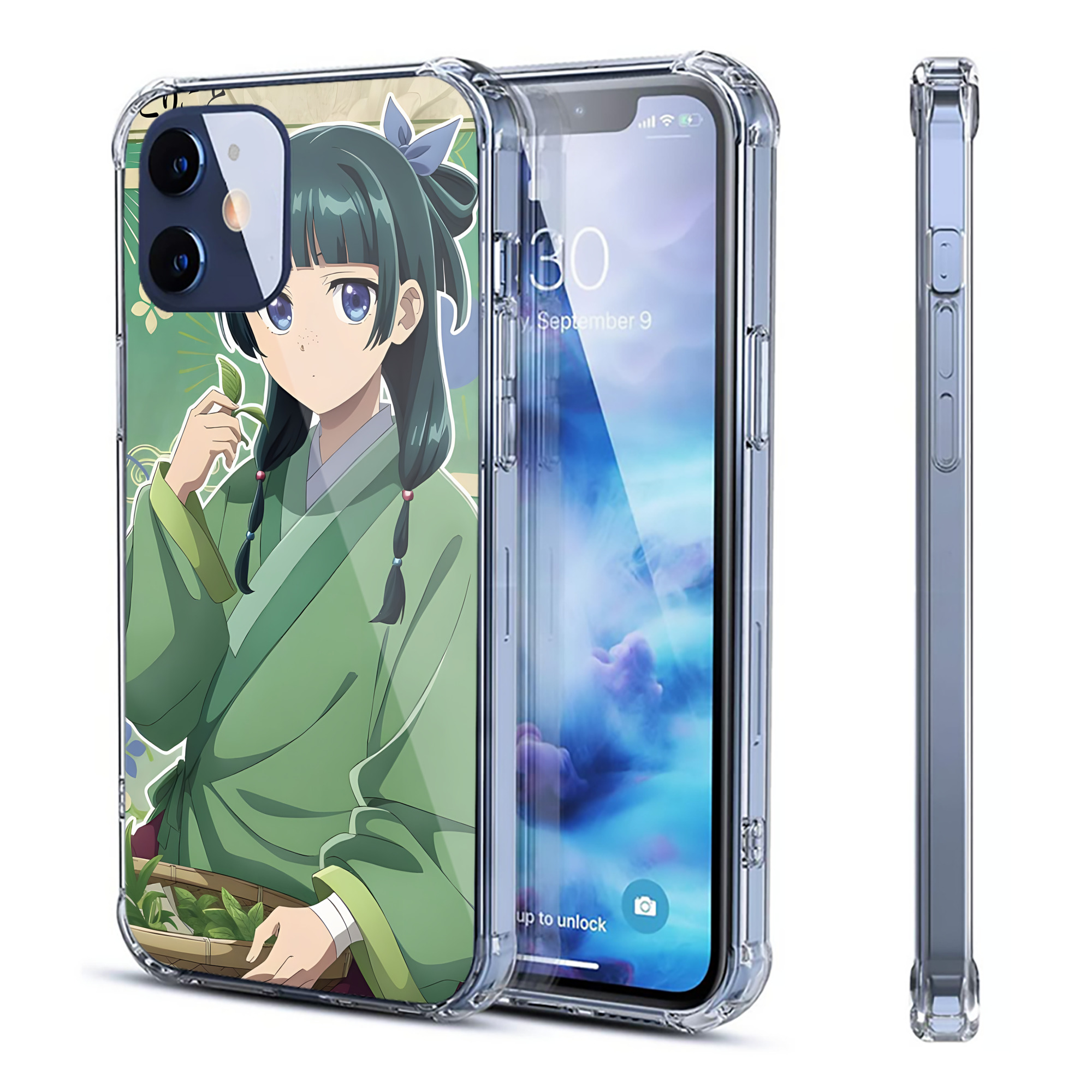 （画像用） 薬屋のひとりごと The Apothecary Diaries 【iPhone 12シリーズ対応】透明スマホケース（クリアソフトケース）